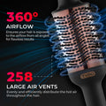 TYMO Hair Dryer Brush Blow Dryer Brush in One, 4 in 1 Ionic Hairdryer and Styler Volumizer with Oval Titanium Barrel, Hot Air Straightener for Smooth Frizz-Free Blowout, Gold 🍁 All In One Marketplace Canada