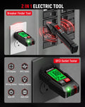 KAIWEETS Circuit Breaker Finder with LCD Display, GFCI Outlet Tester, Electrical Circuit Tracer Tool with NCV Test & Flashlight, Includes Carrying Case and Adapters- KT301P 🍁 All In One Marketplace Canada