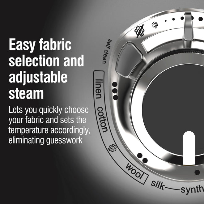 CHI Steam Iron for Clothes with 8’ Retractable Cord, 1700 Watts, 3-Way Auto Shutoff, 400+ Holes, Professional Grade, Temperature Control Dial, Titanium Infused Ceramic Soleplate, Silver (13106) 🍁 All In One Marketplace Canada