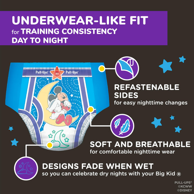 Pull-Ups Boys' Night-Time Potty Training Pants, 3T-4T, 108 Count 🍁 All In One Marketplace Canada