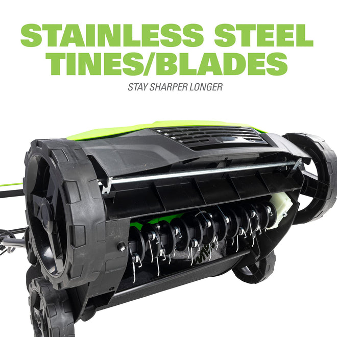 Greenworks 13 Amp 14-Inch Corded Dethatcher/Scarifier, DT13B00 🍁 All In One Marketplace Canada