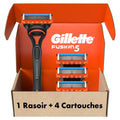 Gillette Razors, Fusion 5 Razor Men, 5-Blade, 1 Handle + 4 Refill 🍁 All In One Marketplace Canada
