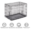 MidWest Homes for Pets 30-Inch New World Crate for Medium Breeds, 21-40 lbs, Double Door Folding Dog Crate, Leak-Proof Tray & Secure Latches, Portable, Durable & Easy to Assemble 🍁 All In One Marketplace Canada