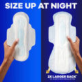 ALWAYS MAXI OVERNIGHT PADS WITH WINGS, SIZE 5, EXTRA HEAVY OVERNIGHT, UNSCENTED, 72 COUNT TOTAL (PACK OF 3) 🍁 All In One Marketplace Canada