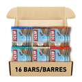 CLIF BAR Energy Bar, Variety Pack of 16 Individually wrapped bars, 6 different flavours, Granola Bar, High in Protein, Snacks, Breakfast Bars, Contains 70% Organic Ingredients, 68 g 🍁 All In One Marketplace Canada