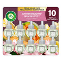 Air Wick Plug In Scented Oil Air Freshener Refills for Home – Infused with Essential Oils – 10 Count – Summer Delight Scent – Mega Value Pack 🍁 All In One Marketplace Canada