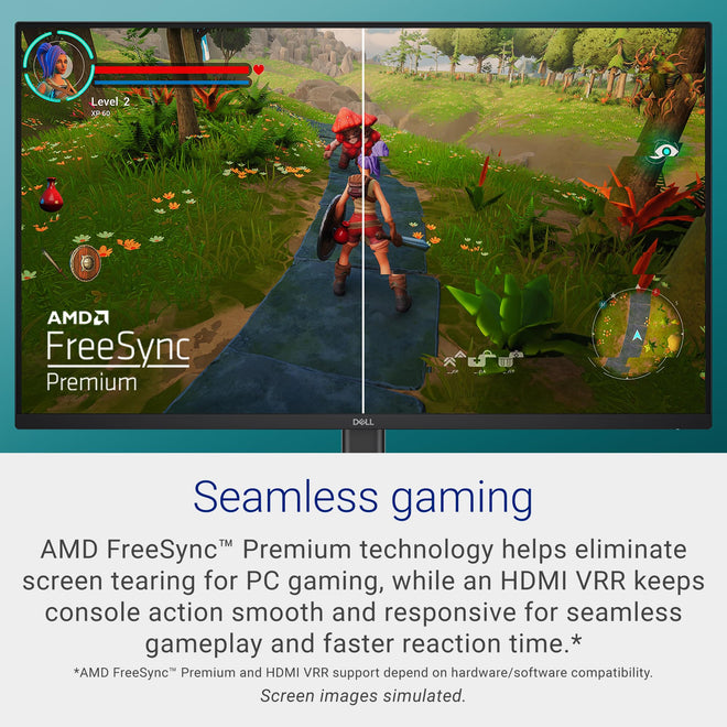 Dell 27 240Hz Gaming Monitor - SE2726HG - 27-inch FHD (1920x1080) 240Hz Display, in-Plane Switching (IPS) Technology, AMD FreeSync Premium, TÜV 3-Star, 2X HDMI, DisplayPort 1.4, Tilt 🍁 All In One Marketplace Canada