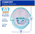 Swimways Infant Spring Float, Baby Pool Float with Canopy & UPF Protection, Swimming Pool Accessories for Kids 3-9 Months, Mermaid 🍁 All In One Marketplace Canada
