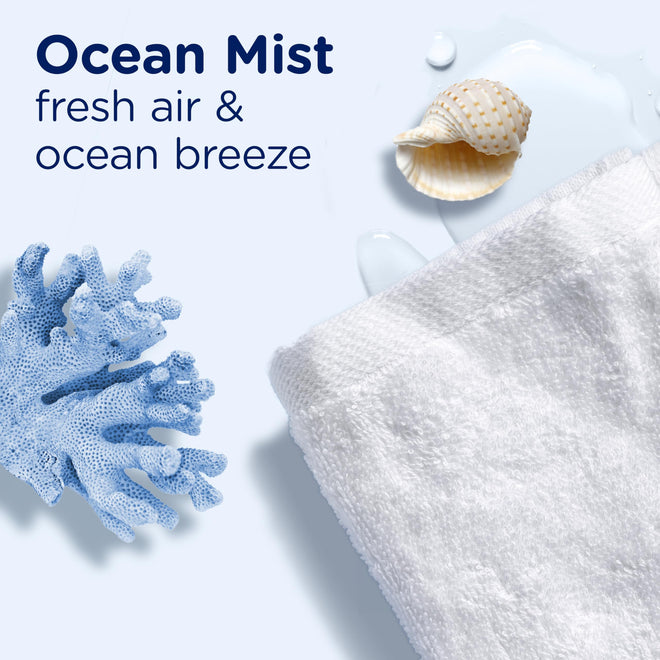 Downy Light Laundry Scent Booster Beads, Ocean Mist Scent, In-wash fabric beads designed to be gentle with a light boost of scent, No Heavy Perfumes, 680 Grams 🍁 All In One Marketplace Canada