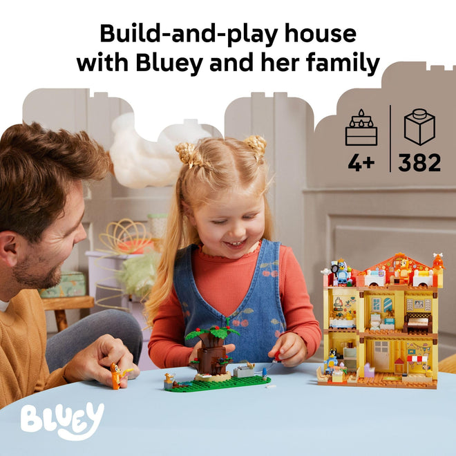 LEGO Bluey: Bluey’s Family House - Toddler Toy for 4 Year Old Boys and Girls - House Playset Includes Bluey and 5 Popular Characters - Great Birthday Gift Idea for Preschoolers - 11203 🍁 All In One Marketplace Canada