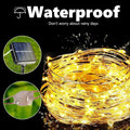 Lomotech Solar String Lights Outdoor - 2 Pack Total 66ft 200LED Solar Fairy Lights Waterproof 8 Modes Twinkle Lights for Outdoor, Patio, Garden, Yard, Party, Wedding, Tree Decoration (Warm White) 🍁 All In One Marketplace Canada
