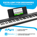 Alesis 88 Key Keyboard Piano with 480 Sounds, Speakers, USB MIDI, Carry-Bag, Stand, Headphones, Pedal and Piano Lessons for Beginners 🍁 All In One Marketplace Canada