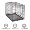 MidWest Homes for Pets 30-Inch New World Crate for Medium Breeds, 21-40 lbs, Single Door Folding Dog Crate, Leak-Proof Tray & Secure Latch, Portable, Durable & Easy to Assemble 🍁 All In One Marketplace Canada