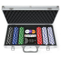 Cardinal Classics, 300-Piece Poker Set with Aluminum Carrying Case & Professional 11.5g Chips Plus 5 Poker Dice, for Adults and Kids Ages 10 and up 🍁 All In One Marketplace Canada