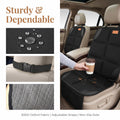 Smart eLf Car Seat Protector, 2Pack car seat Protector for Baby carseat with Thickest Padding, Non Slip Backing Mesh Pockets for Baby, Pet 🍁 All In One Marketplace Canada