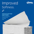 Kleenex Professional Universal Multifold Paper Towels, Bulk (02046), Absorbency Pockets, 9.2" x 9.4" Towel, White (150 Sheets/Pack, 8 Packs/Case, 1,200 Sheet Total) 🍁 All In One Marketplace Canada