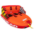 Airhead Super Mable, 1-3 Rider - Inflatable Towable Tube for Boating and Water Sports, Heavy Duty Full Nylon Cover & Zipper with EVA Foam Padding, Easy Inflating & Deflating 🍁 All In One Marketplace Canada