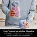 Ninja Blender, Blast Max, Cordless, Personal Blender for Smoothies, Frozen Drinks, Ice Crush, 22 oz. Removable Vessel, Leakproof Lid, BPA-Free, Dishwasher Safe, Auto-iQ Technology, Lavender, BC251CLD 🍁 All In One Marketplace Canada