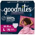 GoodNites Girls' Nighttime Bedwetting Underwear, Large (68-95 lbs), 75 Ct 🍁 All In One Marketplace Canada