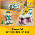 LEGO Creator 3 in 1 Retro Roller Skate Building Kit, Transforms from Roller Skate Toy to Mini Skateboard to Boom Box Radio, Birthday Gift for Skaters, Cool Toy for Boys and Girls Ages 8 and Up, 31148 🍁 All In One Marketplace Canada