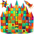 Magnetic Tiles, 110PCS Magnet Building Set, Magnetic Building Blocks,Construction STEM Toys for Kids, Gift for Boys Girls 🍁 All In One Marketplace Canada