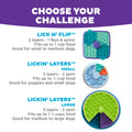 Outward Hound Nina Ottosson Lickin’ Layers 3-in-1 Dog Toy Treat Puzzle, 10" 🍁 All In One Marketplace Canada
