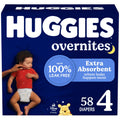 Huggies Overnites Size 4 Overnight Diapers (22-37 lbs), 58 Ct 🍁 All In One Marketplace Canada