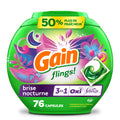 Gain Flings Laundry Detergent Pacs, 76 Count, Moonlight Breeze Scent, with Odor Defense 🍁 All In One Marketplace Canada
