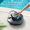 AIPER Seagull SE Cordless Robotic Pool Cleaner, Pool Vacuum Lasts 90 Mins, LED Indicator, Self-Parking, for Flat Above-Ground Pools up to 33 Feet - Gray 🍁 All In One Marketplace Canada