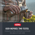 THERMOS Stainless King Beverage Bottle, 16oz, Matte Steel 🍁 All In One Marketplace Canada