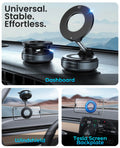 Jononser Magnetic Suction Phone Mount for Magsafe, 360° Adjustable Magnetic Car Phone Holder, Pocket Size Foldable Car Mount, Cell Phone Holders for Your Car for iPhone 17 16 15 14 13 12 Series,Black 🍁 All In One Marketplace Canada