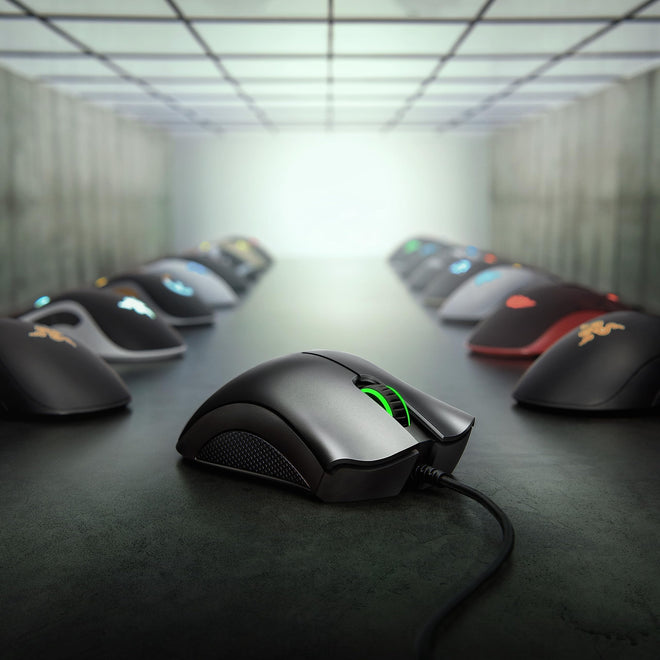 Razer DeathAdder Essential Gaming Mouse: 6400 DPI Optical Sensor - 5 Programmable Buttons - Mechanical Switches - Rubber Side Grips - Classic Black 🍁 All In One Marketplace Canada