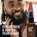Every Man Jack Mens Beard Oil - Subtle Aged Bourbon Fragrance - Deeply Moisturizes and Softens Your Beard and Adds a Natural Shine - Naturally Derived with Shea Butter- 30 mL 🍁 All In One Marketplace Canada