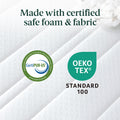 Zinus 6 Inch Foam and Spring Hybrid Mattress [New Version], Twin XL, Fiberglass Free, Medium Firmness, Durable Support, Certified Safe Foams & Fabric, Mattress in A Box 🍁 All In One Marketplace Canada