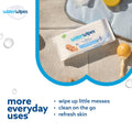 WaterWipes Sensitive+ Newborn & Baby Wipes, 3-In-1 Cleans, Cares, Protects, 99.9% Water, Unscented & Hypoallergenic, 720 Count (12 Packs) 🍁 All In One Marketplace Canada