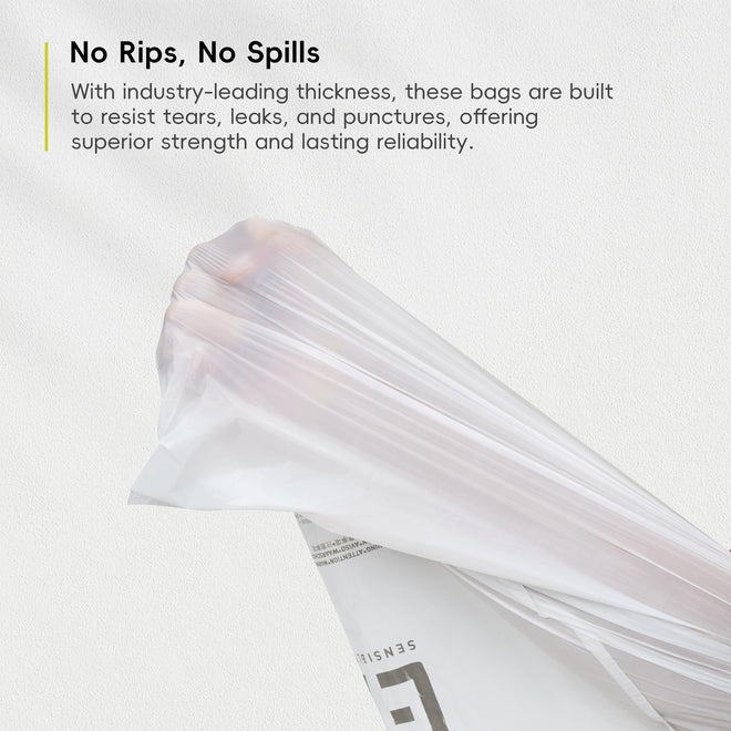 EKO Extra Strong 21 Gallon Large Trash Bags, Heavy-Duty Drawstring Kitchen & Household Garbage Bags (80L), Leak-Resistant, Fresh Floral Scent, Continuous Odor Control, 60 Count, Code G 🍁 All In One Marketplace Canada