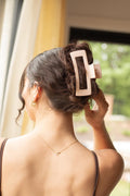 FRAMAR Hair Claw Clips for Thick Hair – Large Claw Clip for Thick Hair, Hair Clips for Girls, Large Hair Clips for Thick Hair, Big Hair Clips for Women, Pince a Cheveux, Pink Hair Clip – 4 Pack (Blush - Rectangle) 🍁 All In One Marketplace Canada