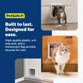 PetSafe 4-Way Locking Interior Cat Door - Tinted Privacy Door for Cat Litter Box or Pet Feeder, Built-in Door Lock, DIY Easy Install 🍁 All In One Marketplace Canada