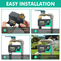 RESTMO Water Timer for Garden Hose, Programmable Sprinkler Timer with Brass Inlet, Rain Delay/Manual ON/Off/Automatic Irrigation Control, Hose Timer for Outdoor Faucet, Yard and Lawn Watering System 🍁 All In One Marketplace Canada