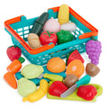 Battat Play Food Farmers Market Produce Basket, 37-Piece Green Set, Playset 🍁 All In One Marketplace Canada