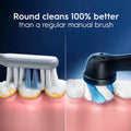 Oral-B iO Genuine Ultimate Clean Replacement Brush Heads, Black, 2ct Refills, 6 Month Supply, Compatible Exclusively with Oral-B iO Electric Toothbrushes, Not Compatible with any Other Series Including: Pro, Vitality, Smart, or Genius