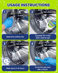 Mould Remover Gel - Household Washing Machine Cleaner, Tile Grout Cleaner with Brush, Mildew Stain Remover for Washer Rubber, Shower, Bathroom, Bathtub Caulk, Kitchen Sink, Fridge Seal, Wall - 8 Fl Oz 🍁 All In One Marketplace Canada