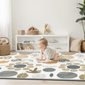 mloong Baby Play Mat, 71x59x0.4 Large Thick Playmat, Folding Portable Waterproof Reversible Double-Sided Crawling Mat, Baby Floor Mat for Infants and Toddlers, Easy to Clean (71x59x0.4in-Star) 🍁 All In One Marketplace Canada