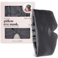 Kitsch Satin Sleep Mask - Eye Masks for Sleep, Softer Than Silk Satin Sleeping Mask Blindfold and Sleep Masks for Women and Men, Eye Care Travel Essentials - Charcoal Black 🍁 All In One Marketplace Canada
