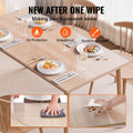 VEVOR Plastic Table Cover, 40 x 60 Inch 2.0 mm Thick Clear Table Protector, Rectangle PVC Desk Mat, Waterproof & Easy Cleaning Desk Pad Tablecloth, for Office Dresser Dining Room Table Night Stand 🍁 All In One Marketplace Canada