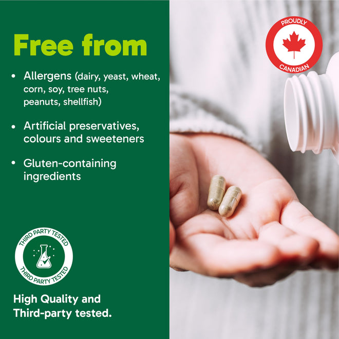 Organika Canadian-Made Vegetarian Collagen - Sourced From Natural Eggshell Membrane | For Healthier Skin, Hair, Nails and Joints - 60vcaps 🍁 All In One Marketplace Canada