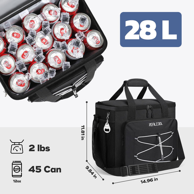 RealCool 35/45 Can Collapsible Soft Cooler Bag, Leakproof Ice Chest 🍁 All In One Marketplace Canada