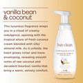 Live Clean Foaming Hand Wash, Vanilla Bean & Coconut, 400 mL, 4 Count 🍁 All In One Marketplace Canada