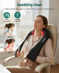 Snailax Shiatsu Neck Massager with Heat, 8 Kneading Nodes for Shoulders 🍁 All In One Marketplace Canada