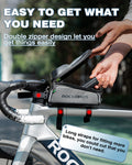 ROCKBROS Bike Phone Frame Bag 1.6L Bike Bag Waterproof Bike Accessories Touch Screen Bicycle Phone Case Compatible Phone Under 7” 🍁 All In One Marketplace Canada